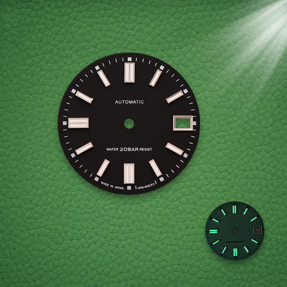 S Logo Dial 28.5mm Matte dial  - Reel Case recension och pris