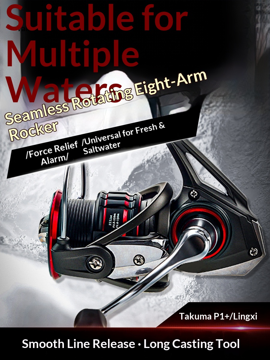 Takuma P1 Plus Lingxi Spinning - Trolling Reel recension och pris
